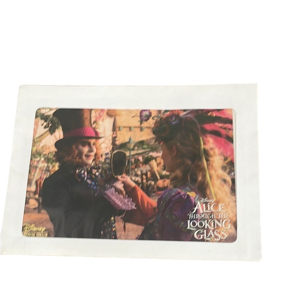 Disney Alice Through‎ the Looking Glass Lithograph Movie Club Collectible